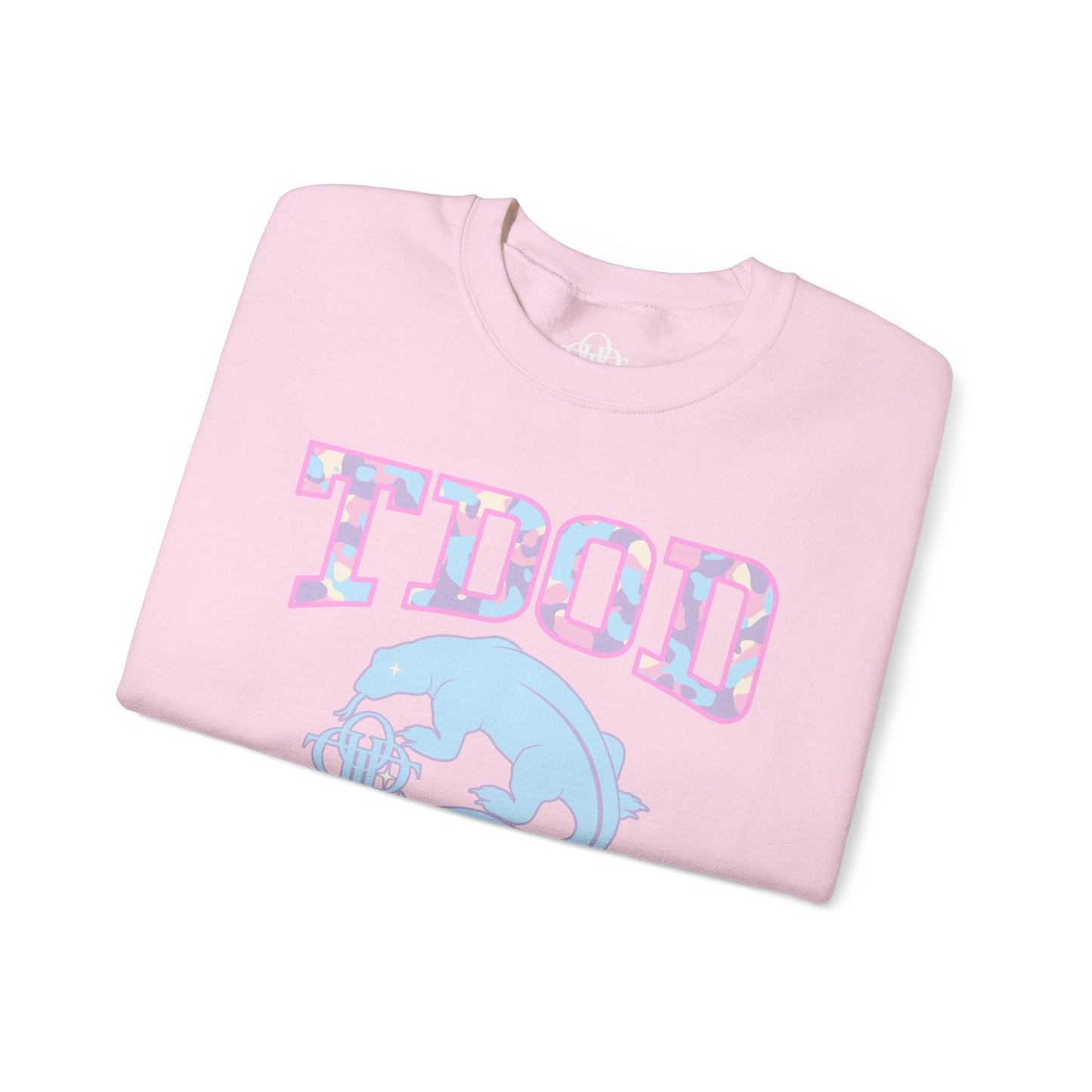 TDOD Camo font dragon - Women's Crewneck Sweatshirt