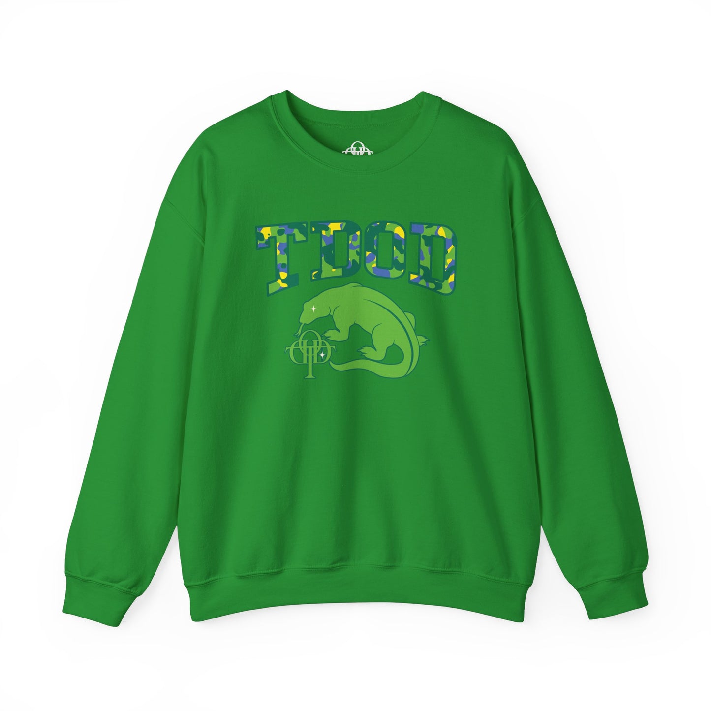 TDOD BLUE GREEN CAMO Men's Sweatshirt