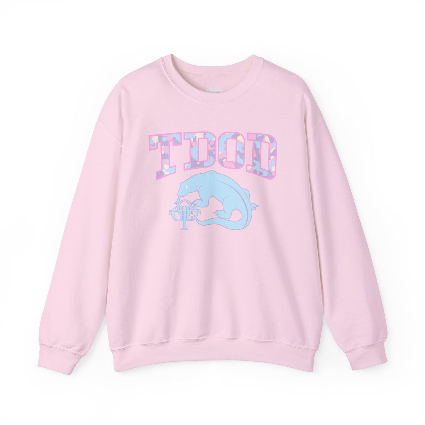 TDOD Camo font dragon - Women's Crewneck Sweatshirt