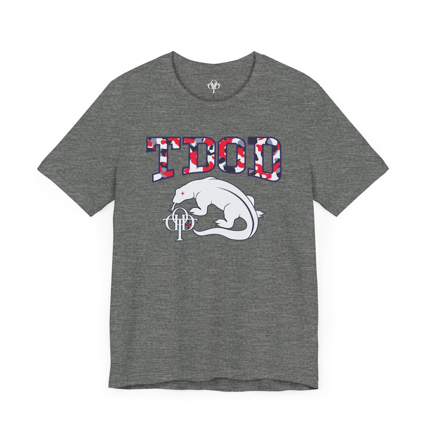 TDOD BLUE GREY CAMO FONT/ DRAGON Men's Tee