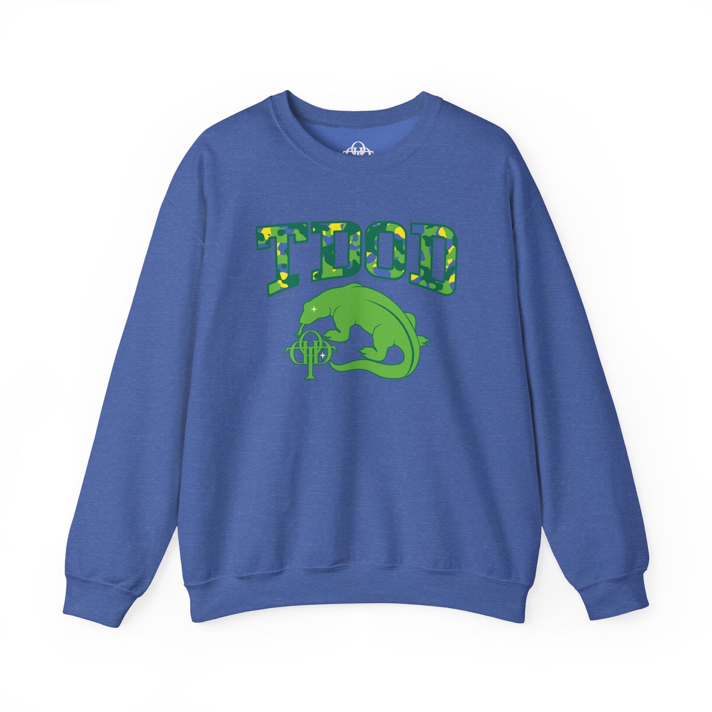 TDOD BLUE GREEN CAMO Men's Sweatshirt