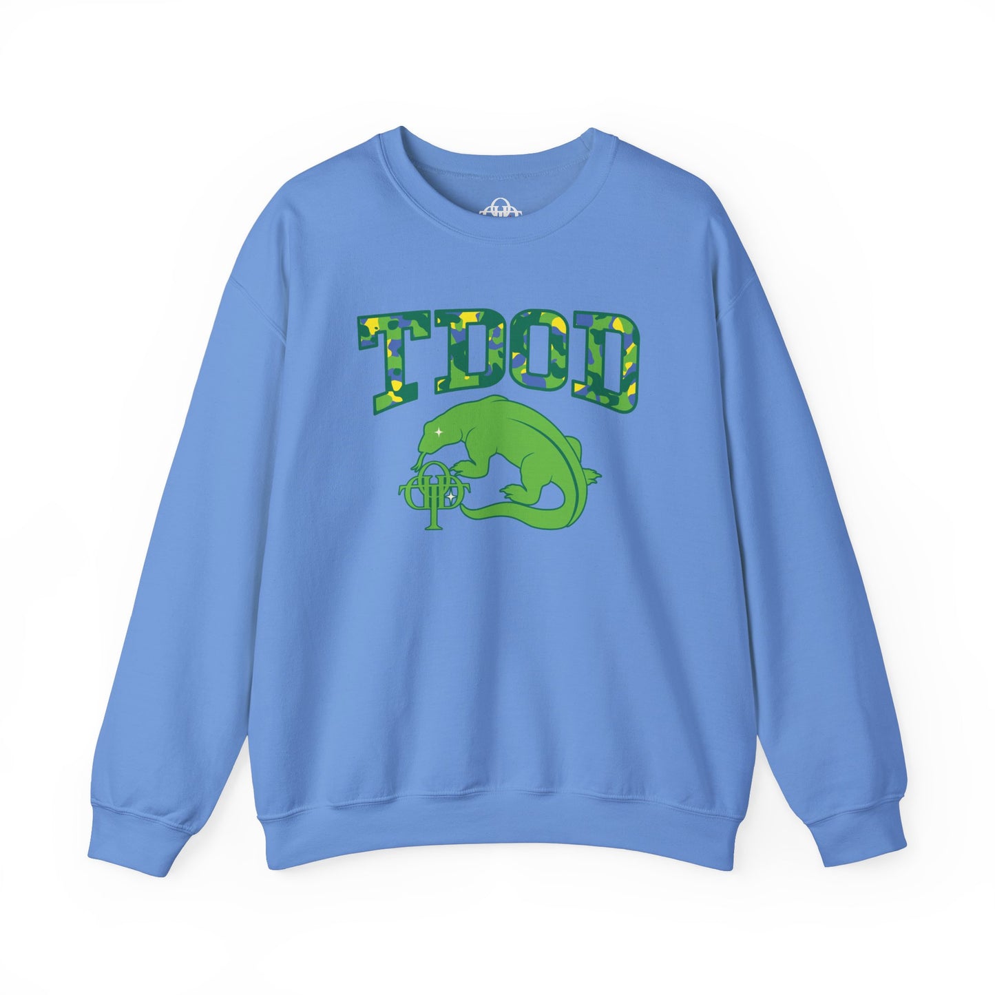 TDOD BLUE GREEN CAMO Men's Sweatshirt