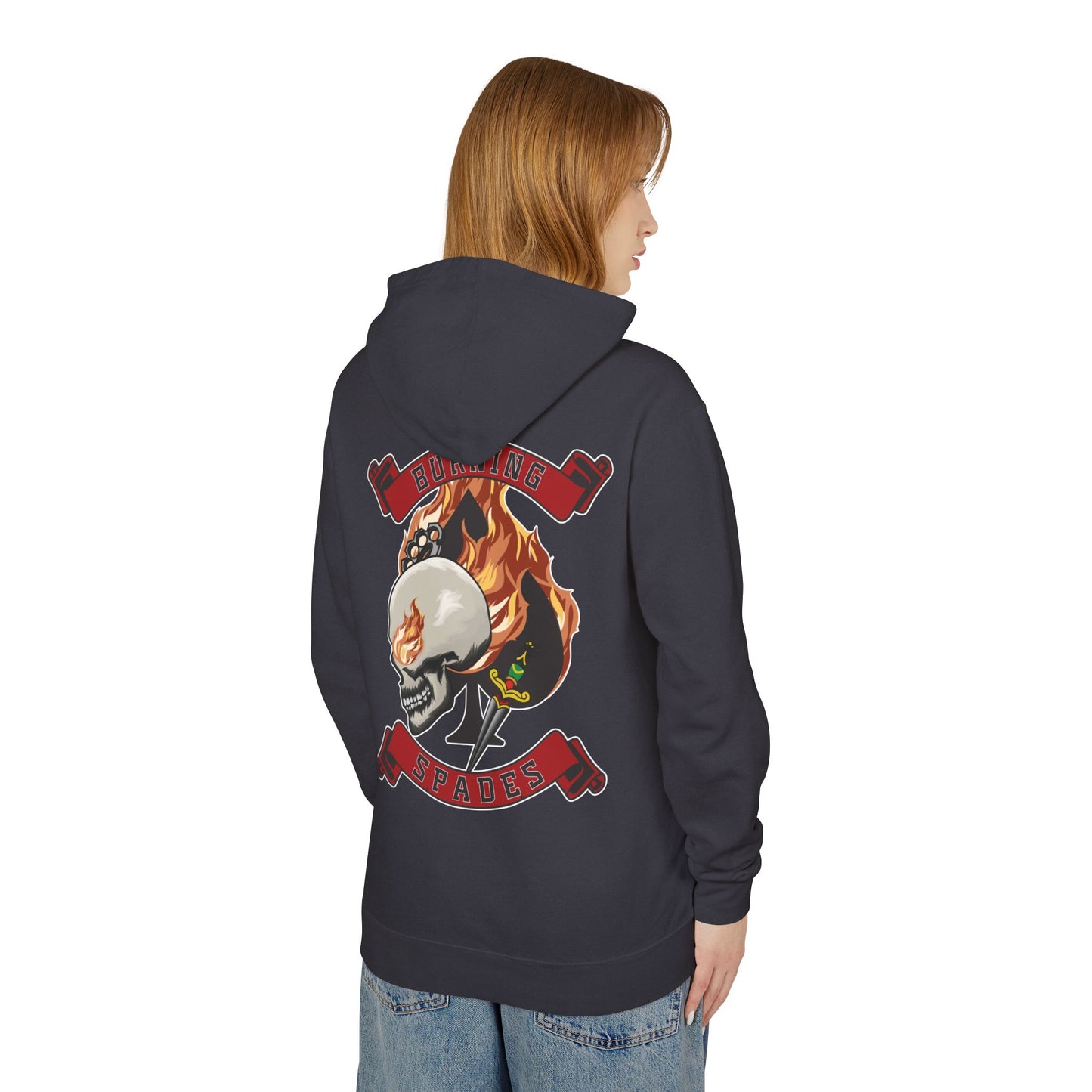 TDOD BURNING SPADE Lightweight Hooded Sweatshirt