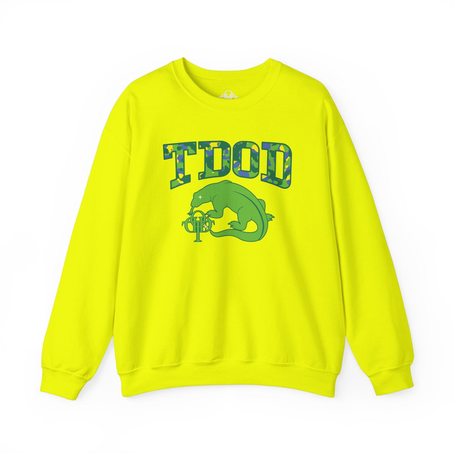 TDOD BLUE GREEN CAMO Men's Sweatshirt