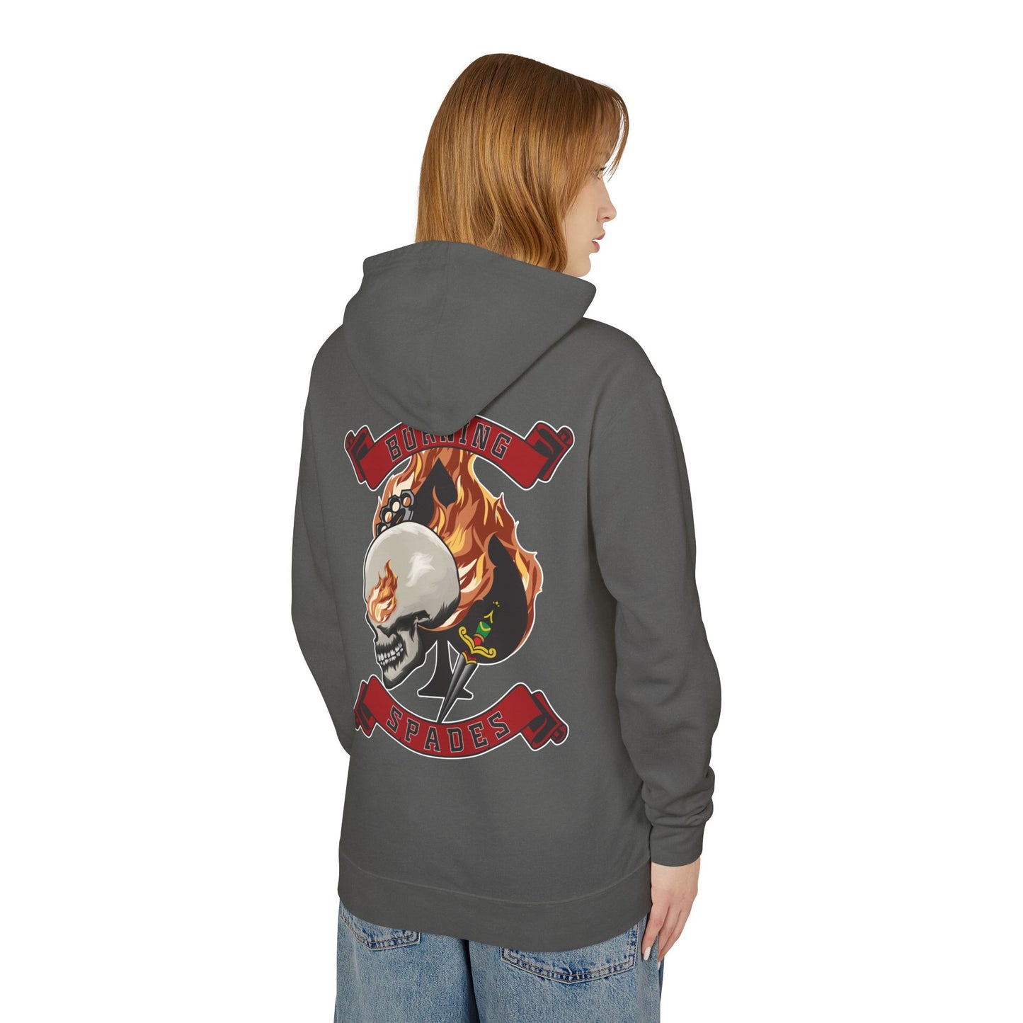 TDOD BURNING SPADE Lightweight Hooded Sweatshirt