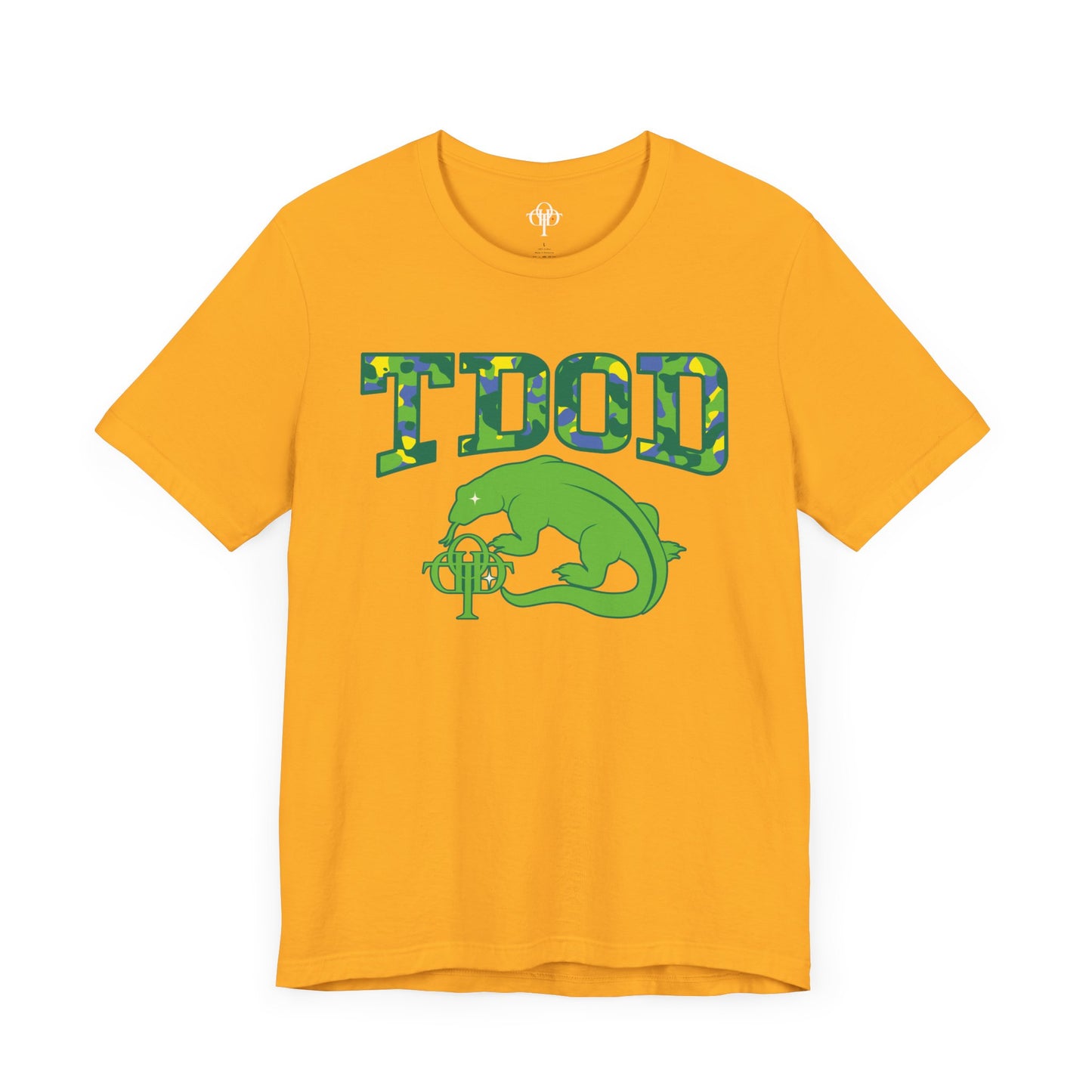 TDOD BLUE GREEN CAMO FONT/DRAGON Men's Tee