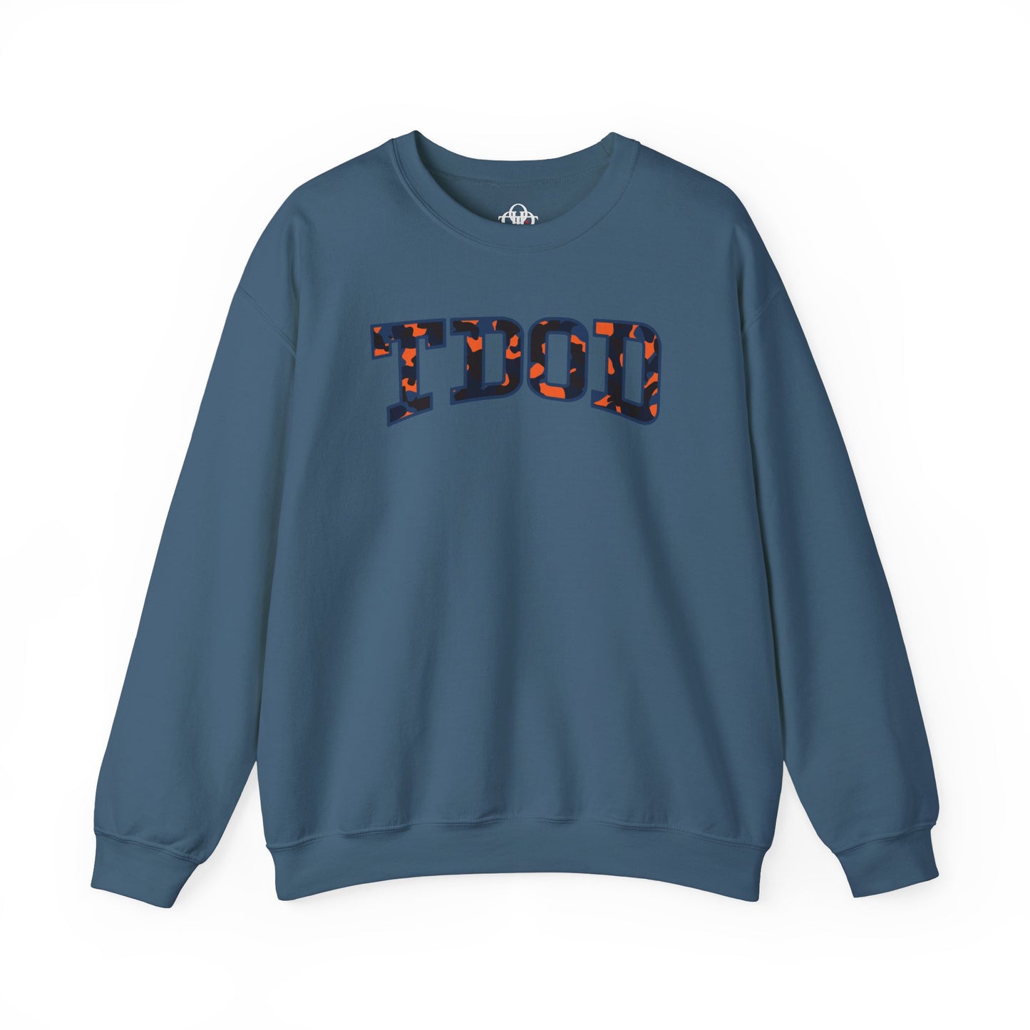 TDOD TIGER CAMO FONT Men's Sweatshirt