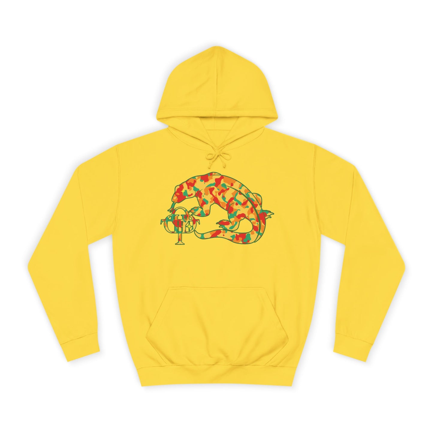 TDOD ORANGE CAMO DRAGON Hoodie