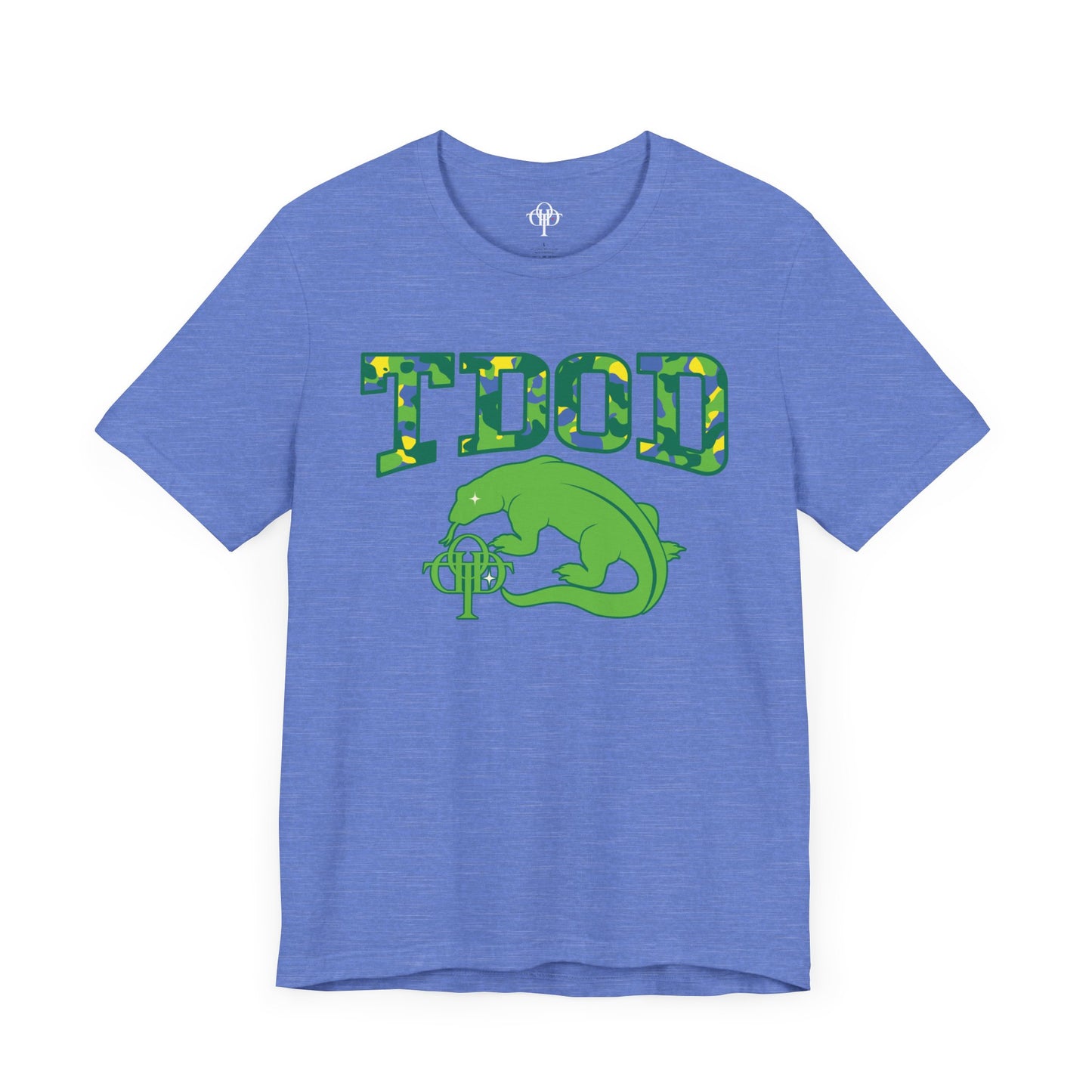 TDOD BLUE GREEN CAMO FONT/DRAGON Men's Tee