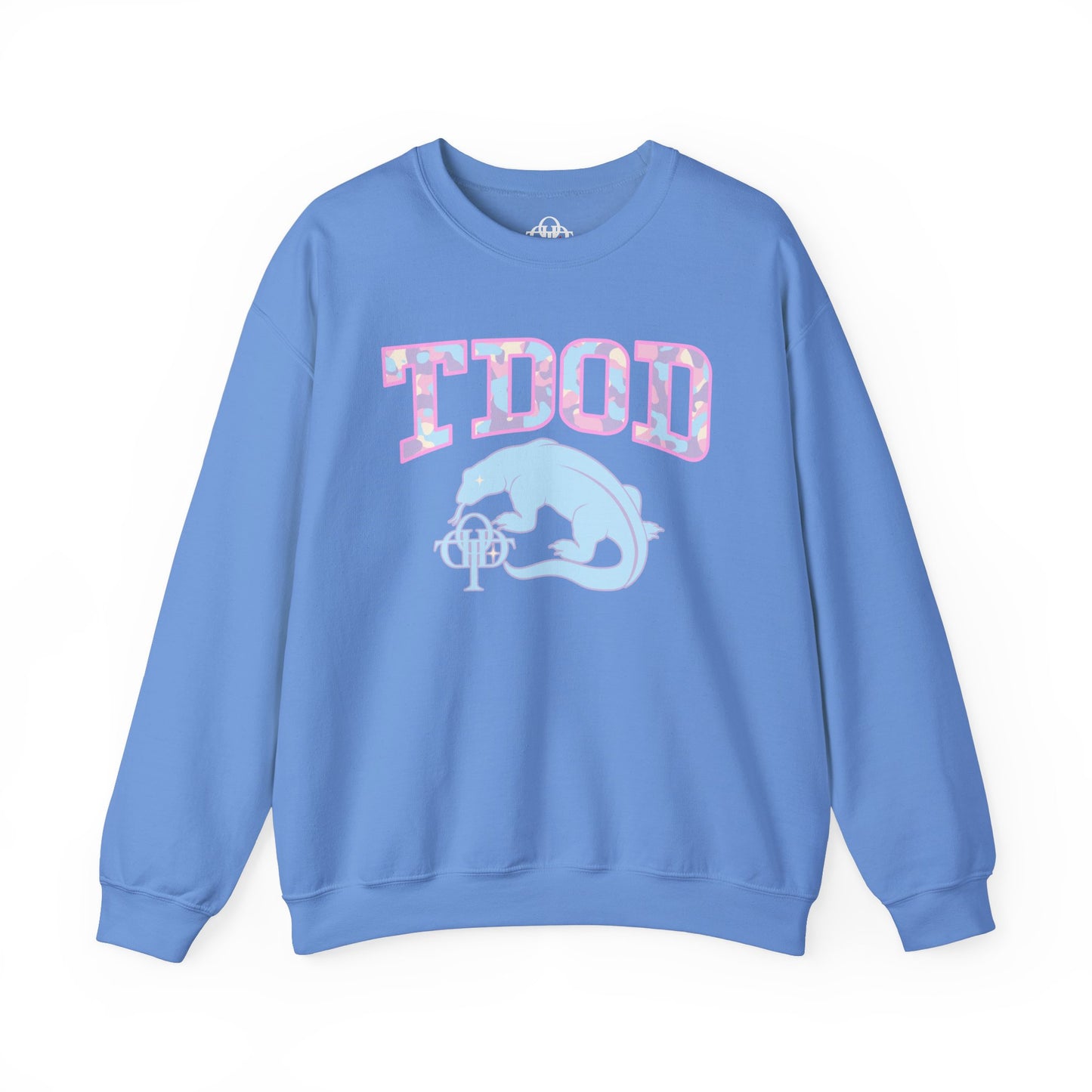 TDOD Camo font dragon - Women's Crewneck Sweatshirt