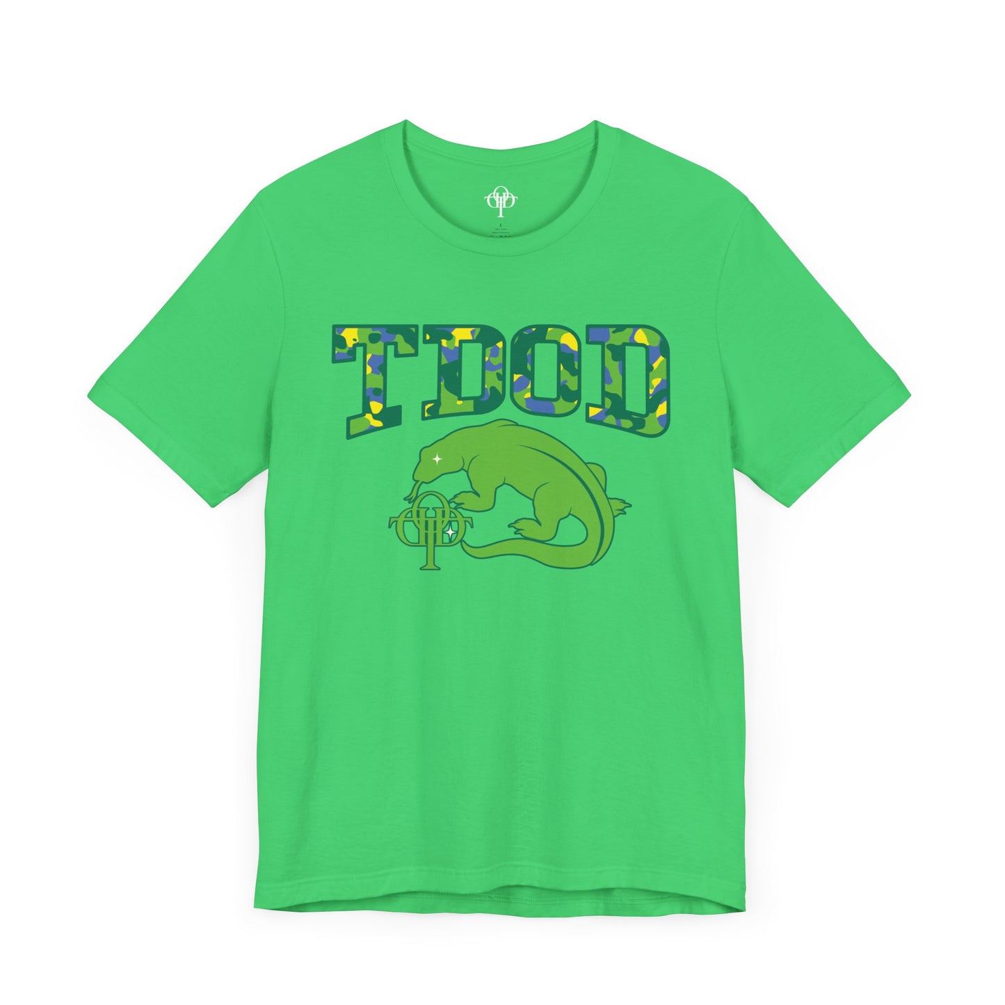 TDOD BLUE GREEN CAMO FONT/DRAGON Men's Tee