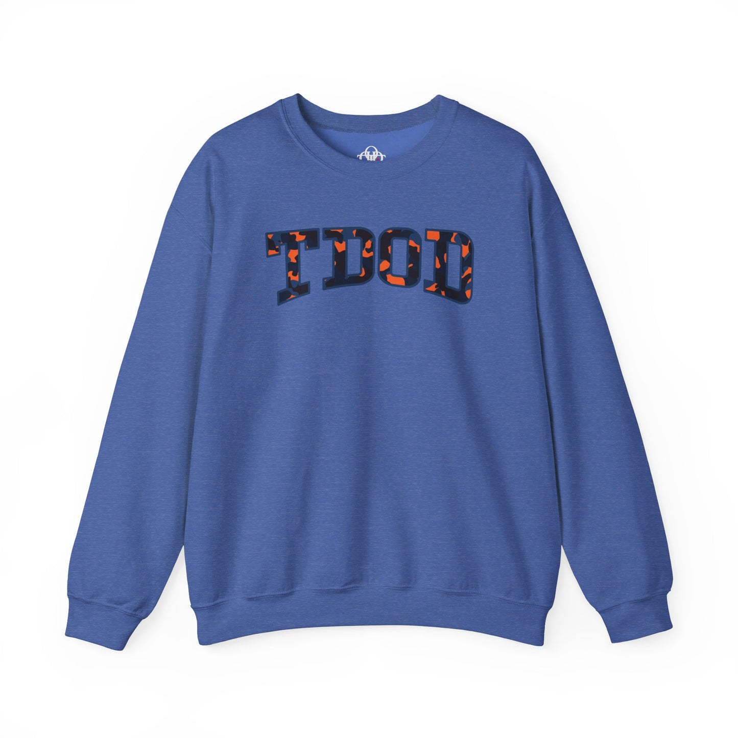 TDOD TIGER CAMO FONT Men's Sweatshirt