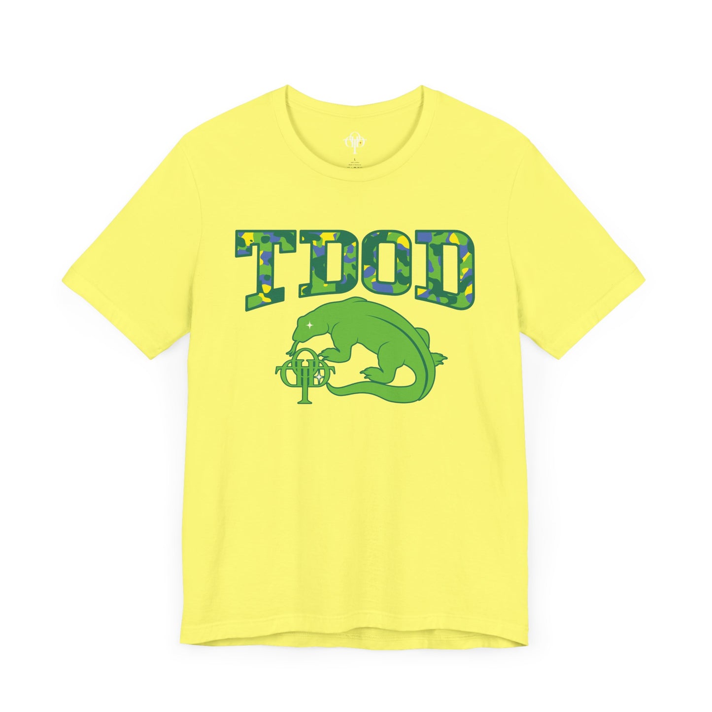 TDOD BLUE GREEN CAMO FONT/DRAGON Men's Tee