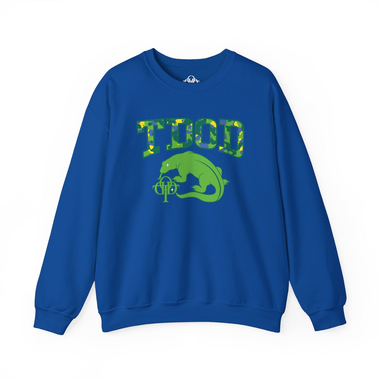 TDOD BLUE GREEN CAMO Men's Sweatshirt