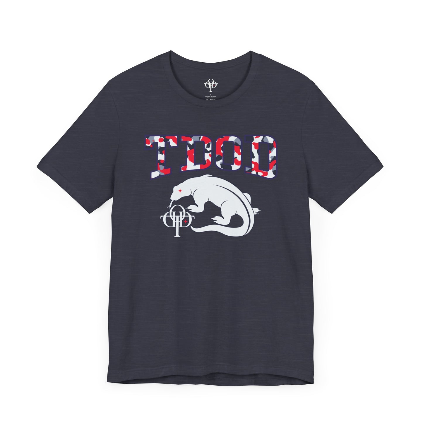 TDOD BLUE GREY CAMO FONT/ DRAGON Men's Tee