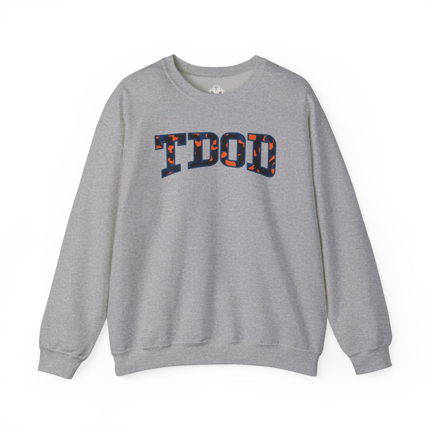 TDOD TIGER CAMO FONT Men's Sweatshirt