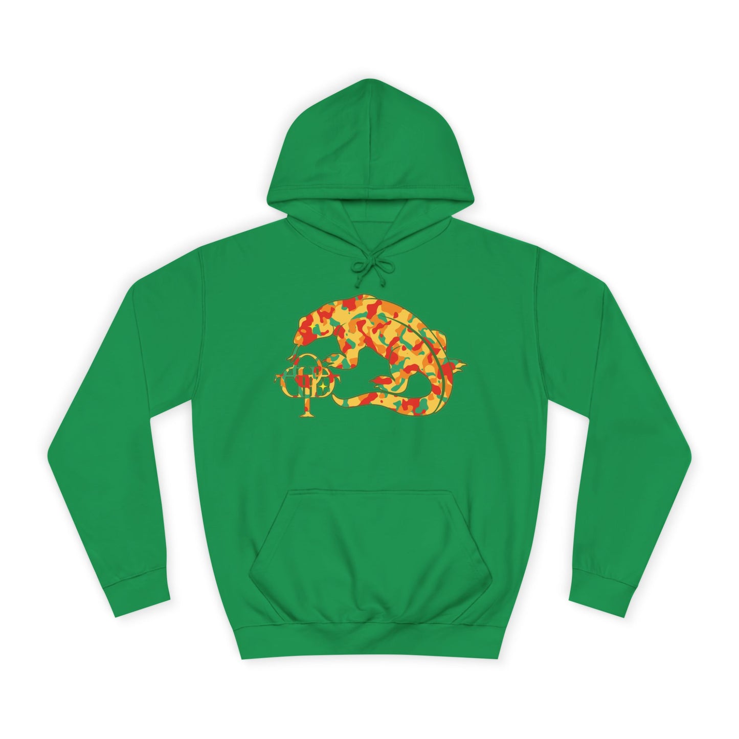 TDOD ORANGE CAMO DRAGON Hoodie