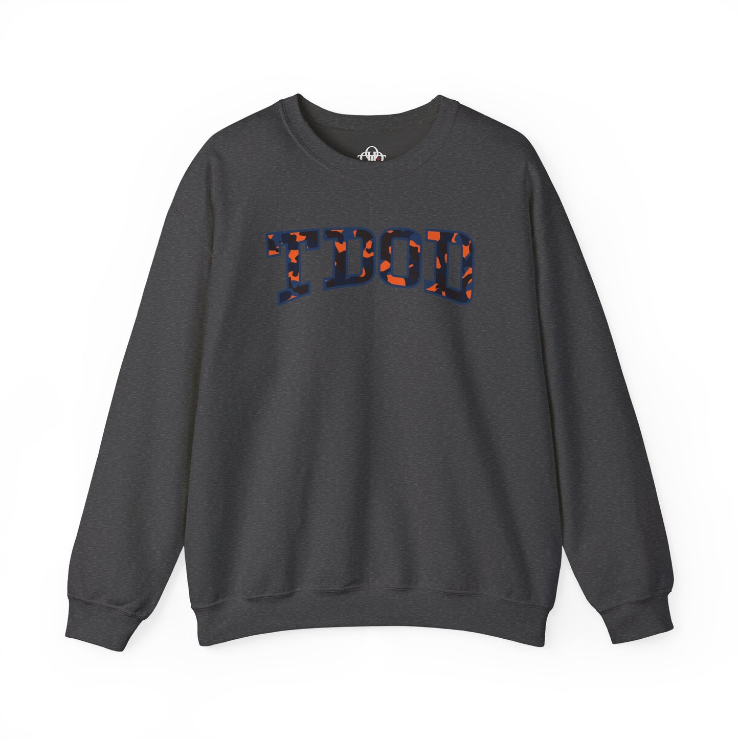 TDOD TIGER CAMO FONT Men's Sweatshirt