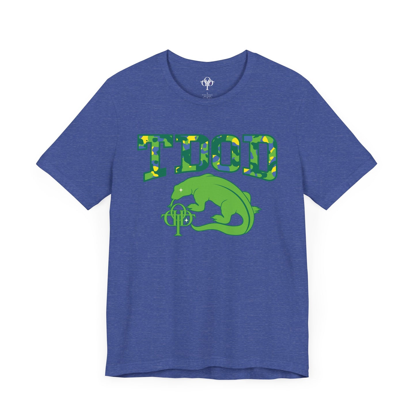 TDOD BLUE GREEN CAMO FONT/DRAGON Men's Tee