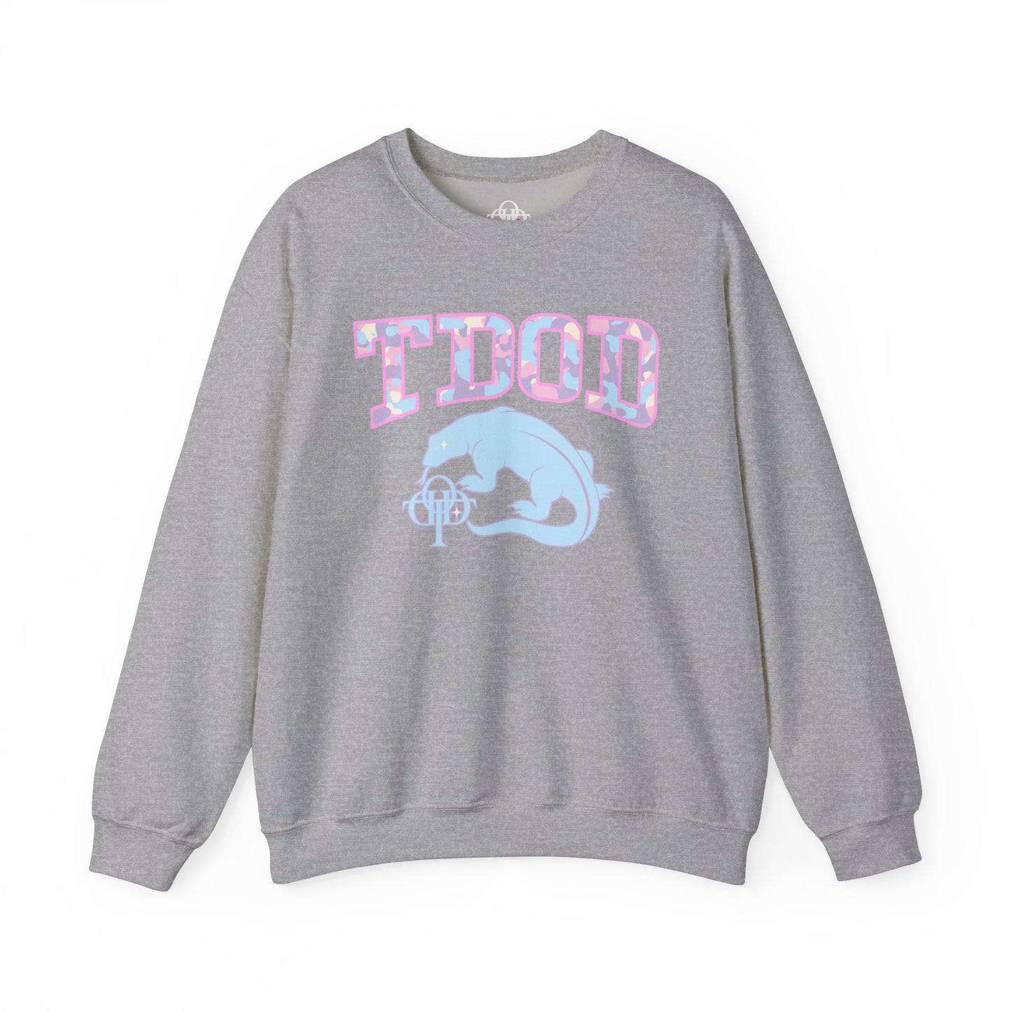 TDOD Camo font dragon - Women's Crewneck Sweatshirt